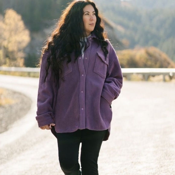 Purple Naya Shirt jacket - Picture 2 of 9